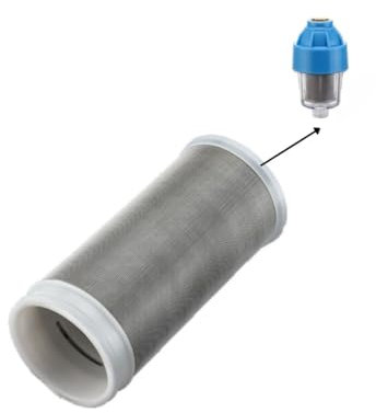 Cartucho de repuesto filtro antiarena lavadora agua baño grifo pozo para sedimentos impurezas óxido bombas con cartuchos filtrantes reemplazables 40 micras universal Filtro de repuesto interno