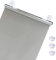 KGUDYS Sonnenschutz Rollo mit saugnäpfen,thermische verdunkelungs rollos,temporäre jalousien,einziehbare tragbare vorhänge,sichtschutz für innenräume,blickdichte,Grey-60x125cm/24x49in