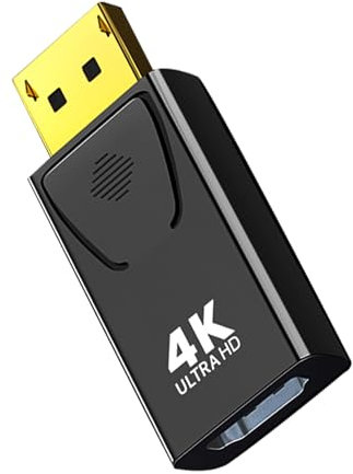 Beigemo 4K @ 60hz DisplayPort DP Source a HDMI Sink Display Ultra HD Converter Adapter per Laptop Mac
