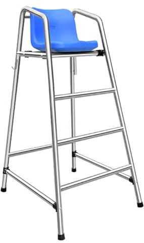 Pool Stuhl 120cm/150cm/180cm hoher Rettungsschwimmerstuhl für den Pool, tragbare Rettungsschwimmerstühle aus Edelstahl für den Außenbereich mit bequemem Sitz für Deck, Terrasse, See, Strand (Color :