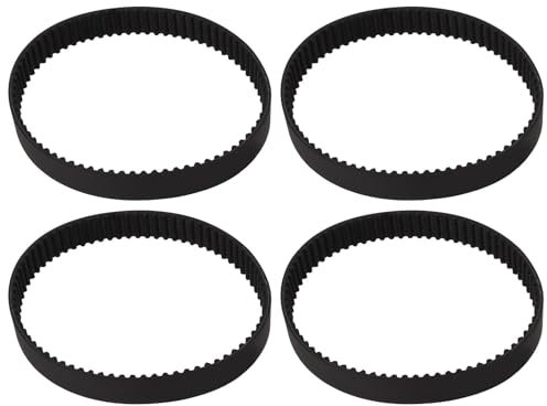 EMSea 4 Stück Gummi-Endlos-Zahnriemen HTD 225-3M Breite 10mm 75 Zähne Synchron-Antriebsriemen Kompatibel mit BOSCH PBS75 PBS75E Bandschleifer