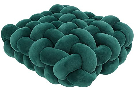 Cuscino grande con nodo per chi dorme sul fianco, morbido ed ergonomico, cuscino decorativo per divano, 30 x 33 x 12 cm