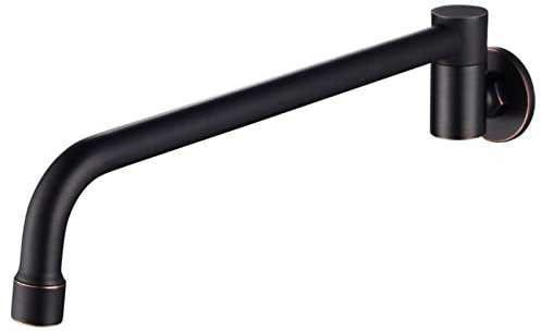 Grifo de baño Grifo de cocina de latón Interruptor basculante semiautomático montado en la pared Grifo de lavabo de baño Dispositivo de aireación Grifo mezclador de lavabo Grifo de tocador frío único,