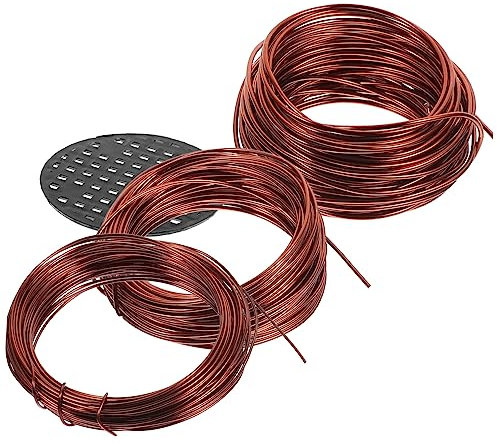 YARNOW Filo Per Bonsai in Alluminio Anodizzato Flessibile e Riutilizzabile Per Modellare Piante Rampicanti e Alberi Da Giardino Kit Legatura Piante e Vasi Bonsai