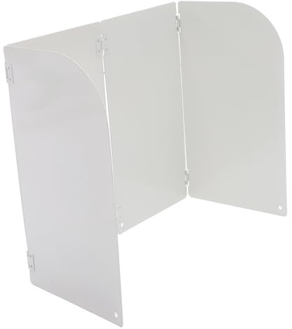 Oil Splash Guard for Frying Foldable Grease Splatter Screen for Cooking Steel Pan Splatter Guard for Griddle White Cooking Splatter Shield