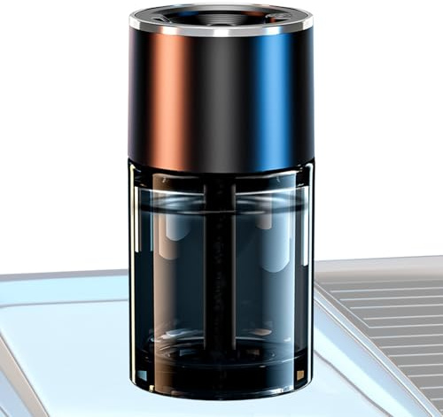 Biniveil Difusor De Aromaterapia Para Coche,Eliminador De Olores Humidificador Con Luz Ambiental | Accesorio Interior para Automóviles Camiones Autocaravanas