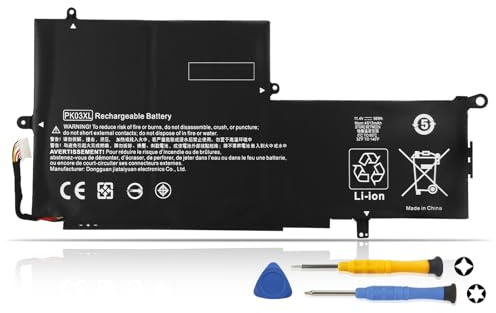 K KYUER 56Wh PK03XL-batteri för HP Spectre Pro X360 G1 G2 13-4000 13-4100 13-4200 Energy Star Envy 13-y000 13-y0xx Convertible PC 13-4107nf PK03056XL-PL TPN-Q155 7 788237-2C1 789116-005 HSTNN-DB6S