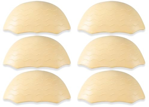 DYIOTF 6 Pièces Remplissage d'Orteils pour Chaussures Trop Grandes, Coussinet Chaussure Avant-Pied Beige Réducteur de Taille, Inserts de Chaussures Confortables pour Escarpins et Baskets, Taille 39-40