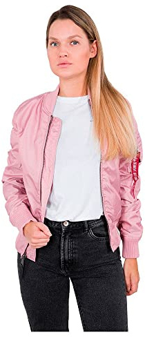 Alpha Industries MA-1 TT Wmn Bomberjacke für Damen Silver Pink