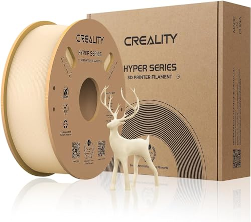 Creality Official Hyper PLA Filament Colore Della Pelle 1KG, Filamento per Stampanti 3D per la Stampa ad Alta Velocità, Durevole e Liscio, Prestazioni a Sbalzo Precisione Dimensionale +/-0,03mm