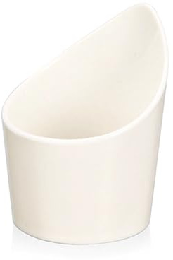 Lacor - 60755 - Servizio da Tavola Catering Degustare, Bicchiere, Melamina, Adatto per Lavastoviglie, Impilabile, Senza BPA, 65 ml, Bianco, Diametro: 6 cm