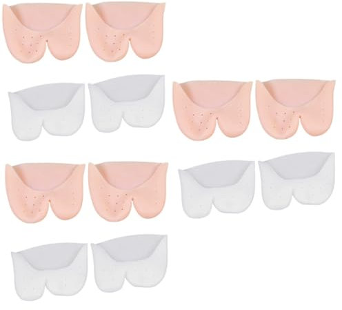 FOMIYES 3 Set Di Copri Dita E Manicotto Per Lalluce Cuscinetti in Gel Per Le Dita Dei Piedi Riutilizzabili E Lavabili 2 Paia*3