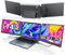 Livelect-m Laptop Bildschirm Extender, 14'' Portable Monitor Laptop, 1080P FHD Triple Tragbarer Monitor Erweiterung Laptop Plug & Play für Mac, Windows, Android