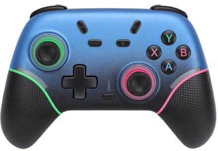 Zunate Controller Wireless per PC con RGB |Pulsanti Posteriori del Gamepad Bluetooth Gioco