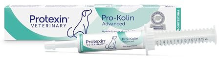 Protexin Veterinary Pro-Kolin Advanced Gut Health Paste for Dogs to Firm Up Poop, Prebiotic and Probiotic Formula, Meat-Free Liver Flavour, 15ml