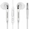 Genuine Original White Samsung EO-EG920BW In Ear Headphones/Stereo Headset/Handsfree Kit/Hybrid Headphones 3.5mm With Tangle-Free Flat Cable Including Mic For Samsung Devices.