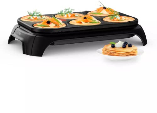 Crêpière électrique Tefal Eco Crep'Party PY55E810 1000 W Noir