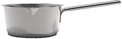Vivo by Villeroy & Boch CW0774 16cm Saucepan – High Gloss Polished Stainless-Steel Small Milk Pan, with Pouring Lip, Induction Suitable, Stay-Cool Handle for Easy Manoeuvrability, Ideal for Daily Use