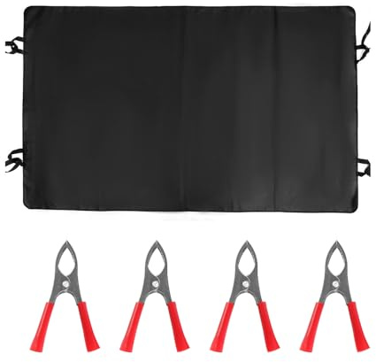 Ieron Rear Barn Door Sunshade Rain Cover Car Barn Cover Large Size Waterproof Sunshade Suitable For T4 T5 T6 Size 180 X 114 Cm