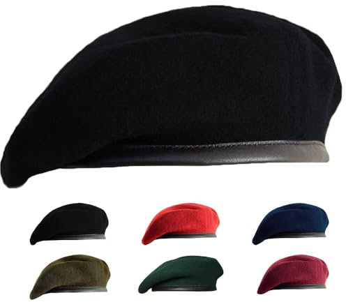 Gajaous Commando Barett, Militärmützen Wollmützen Barette für Männer und Frauen, mehrfarbige Armeemützen Baskenmütze