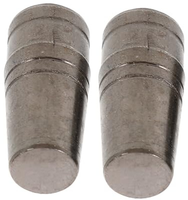 DECOMELODY 2pcs Embout Parasol en Métal Noir, Accessoires pour Parapluie Long, Facile à Installer Design Pratique, pour Réparation et Protection de Parasols