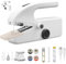 WDKXCN Handheld Sewing Machine, Mini Hand Sewing Machine, Portable Sewing Machines with USB/Battery Powered, Electric Sewing Machines with Sewing Accessories for Fabrics, Clothes