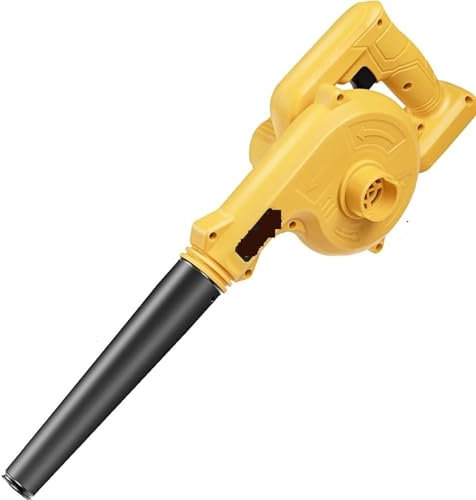 Soplador de hojas inalámbrico, mini soplador de hojas de 2,5 lb, soplador de hojas y aspiradora a batería 2 en 1 for taller, garaje, porche y patio