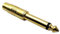 4 Piezas 6.35mm a RCA Adaptador, 1/4 Pulgadas a RCA Adaptador de Audio, Conectores de Cobre y Chapado en Oro para Guitarra Eléctrica, Teclado, Auriculares, Receptor AV, Cine en Casa, Sistema Estéreo