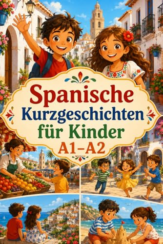 Spanische Kurzgeschichten für Kinder A1-A2: 33 kurze Geschichten, einfache Wörter und Übungen für junge Anfänger