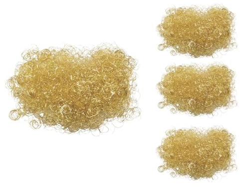 Riffelmacher - Capelli d'angelo argento o oro, contenuto 20 grammi, in sacchetto, Flowerhair Nobless, decorazione, composizione, ghirlanda, Natale, Avvento (oro, set da 3)