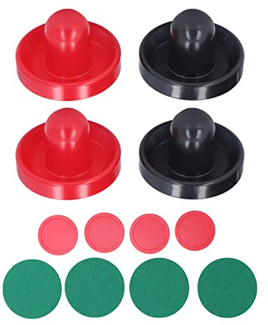 Qudinip Air Hockeys Pusher Set Bekväma Speltillbehör för Alla Standardbord 12 St 96 Mm med Starkt ABS-material
