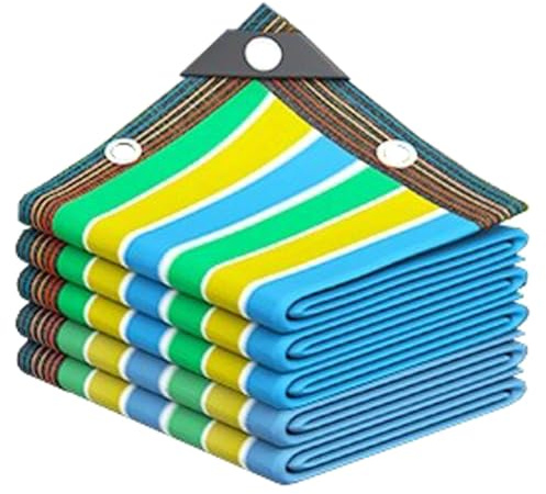 99 % UV-skydd utomhus solskydd nät – hållbart nätskydd för växthus, uteplats, pergola, ladugård och kennel – inkluderar öljetter – 2 x 10 m (6,6 x 32,8 fot)