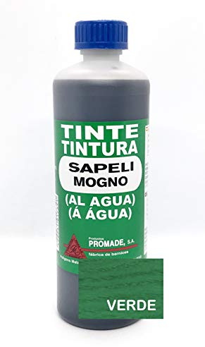 Promade - Tinte al agua para madera 500 ml (Verde)