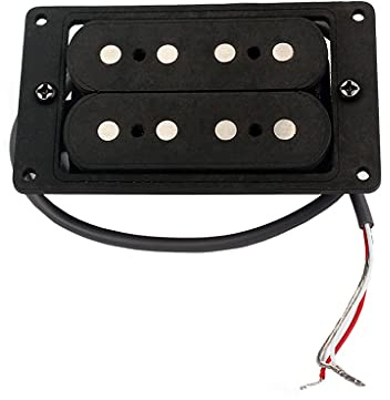 Alnicov Pickup Humbucker a doppia bobina per sostituzione della chitarra con scatola per sigari a 4 corde