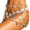Sethain Boho Kristall Hüftkette Gold Quaste Tropfen Strass Anhänger Bauchketten Bikini Party-Schmuck für Frauen und Mädchen