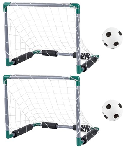 Juego de fútbol acuático, Piscina Flotante de enfriamiento de Verano, fútbol, Incluye 2 porterías de Piscina, 2 Pelotas y 1 inflador, Juegos interactivos de Piscina para Padres e Hijos para Adultos y