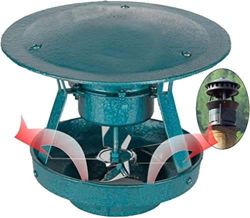 NHEISSCF Ventilador Extractor de Chimenea Evacuador de Humos de Chimenea, Ventilador eléctrico for Chimenea, ventilación de chimeneas thefans, Ventilador de Techo, extracción de Chimenea(Vs)