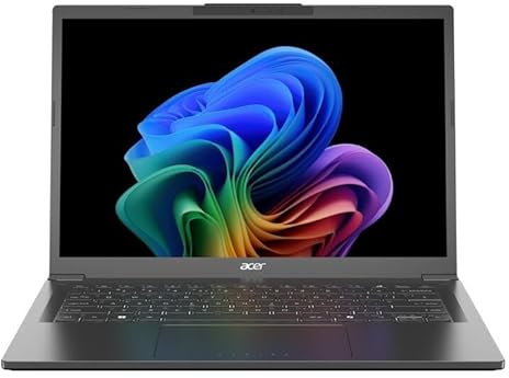 Acer Aspire 14 AI (A14-52M-790K) Laptop, 47 Tops, 14 WUXGA IPS Display, Intel Core Ultra 7 258V, 32 GB RAM, 1 TB SSD, Intel Arc Grafik 140V, Windows 11, QWERTZ Tastatur, grau