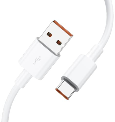 Cavo USB Type-C 1M, Cavi Carica Rapida Tipo C, 3A Cavo USB A to USB C Filo Caricatore per Samsung Galaxy S9 S8 S10 S10+ S20 S20 FE A04S A14 A13 A12 A22 A23 A33 A34 A51 A52 A53 A54 A05S