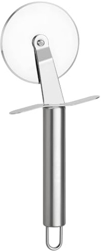 Rxsdfdi Pizza Cutter, Stainless Steel Pizza Cutter Wheel with Finger Guard Protects, Sharp Smooth Pizza Slicer & Dishwasher Safe - Easy to Clean and Stored