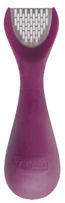 Talisman Designs 3-in-1 Ginger Peeler | Grater & Sliver | Grate Ginger, Garlic, Turmeric & Nutmeg | Easy to Use Kitchen Utensil Tool | Stainless Steel Hand Held Grater