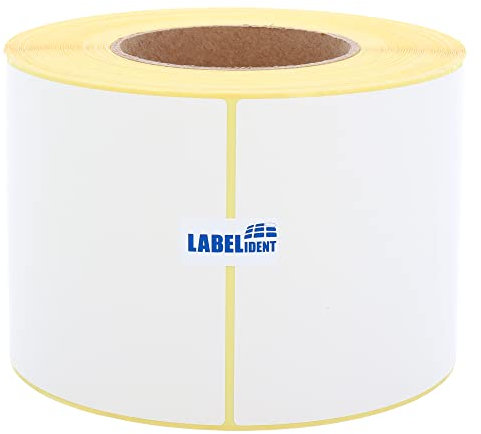 Versandetiketten DHL - 103 x 199 mm - 900 Thermo-Eco Papier Etiketten auf 1 Rolle(n) mit 76 mm Kern, Thermodirekt Etiketten selbstklebend, Trägerperfo.