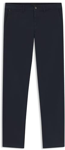 BOSS Hommes Chino-Regular-1 Pantalon Regular en Satin de Coton Stretch