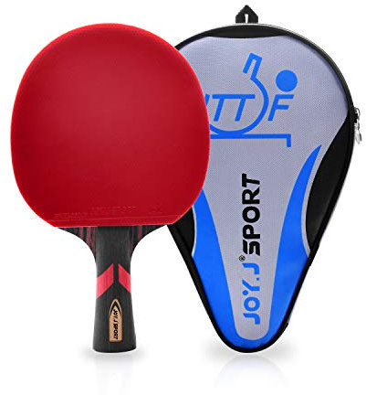JOYJ Sport Professioneller Tischtennisschläger/Tischtennis-Schläger, Ideal für Zwischenspieler und Fortgeschrittene Spieler (Anfänger-Zwischenspieler)