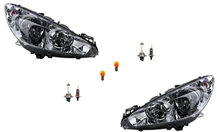 Johns, Compatible avec phares 308 05/11 - Avec kit d'ampoules gauche et droite