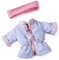 HABA 306547 - Kleiderset Pünktchen-Parka - Kleidung für Puppen bis 32 cm, Set mit Stirnband und Jacke