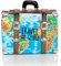Logbuch-Verlag Spardose Reisekoffer Geburtstag Hochzeit Urlaubskasse Weltkarte Keramik Sparbüchse Reise Urlaub Reisekasse Geschenk 14 cm