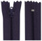 AERZETIX - C63412-10er-Pack Spiralreißverschlüsse Nr. 3 - Nicht trennbar 35 cm aus Nylon - selbstblockierender Schieber aus Metall - Kleidung nähen Hosen kurzwaren - Farbe aubergine