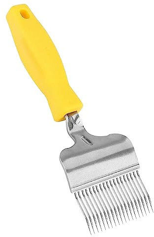 Voarge 1 Stück Imkerei Uncapping Gabel Entdeckelungsgabel Werkzeug Bienen Gabel Honig Kamm