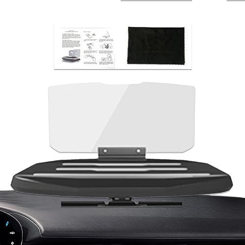 Fulenyi Projecteur d'Pare-Brise - Support projecteur d'affichage pour Smartphone | Affichage tête Haute Voiture avec réflexion d'pour la Navigation Automobile